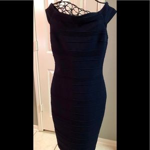 Ted Baker, sleeveless, Navy Blue Dress, Ted size 2 = US size 6